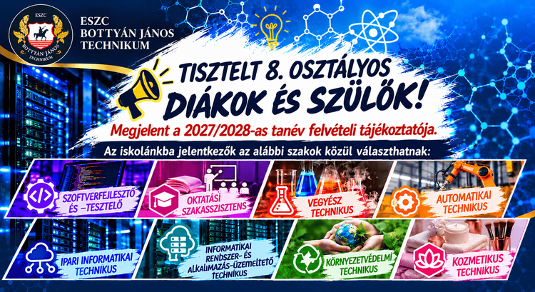 FELVÉTELI TÁJÉKOZTATÓ